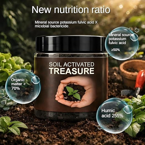 Soil Activated Treasure Plant Growth Booster (Pack of 1)